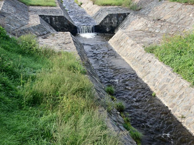 drainage swale installation charlotte nc