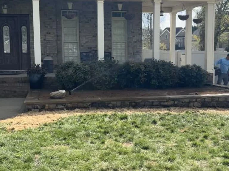 Custom garden bed and landscaping Mount Holly NC by CLT Pros