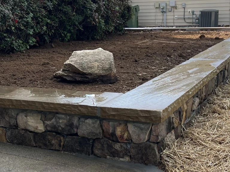 Garden bed installation Mount Holly NC CLT Pros project